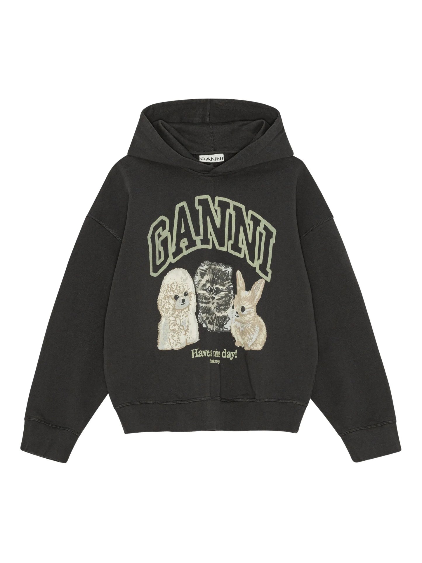logo-print hoodie