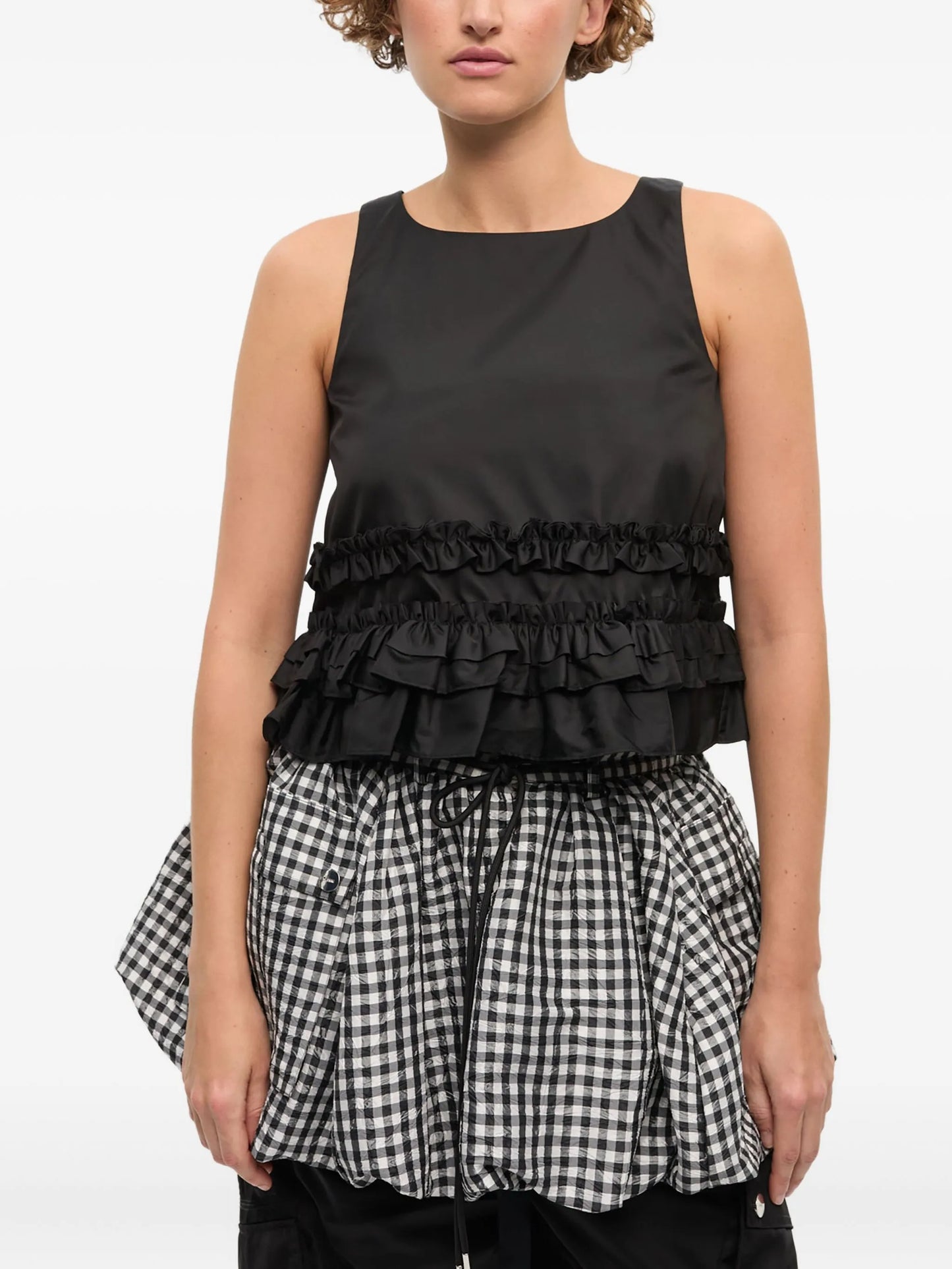 ruffled top
