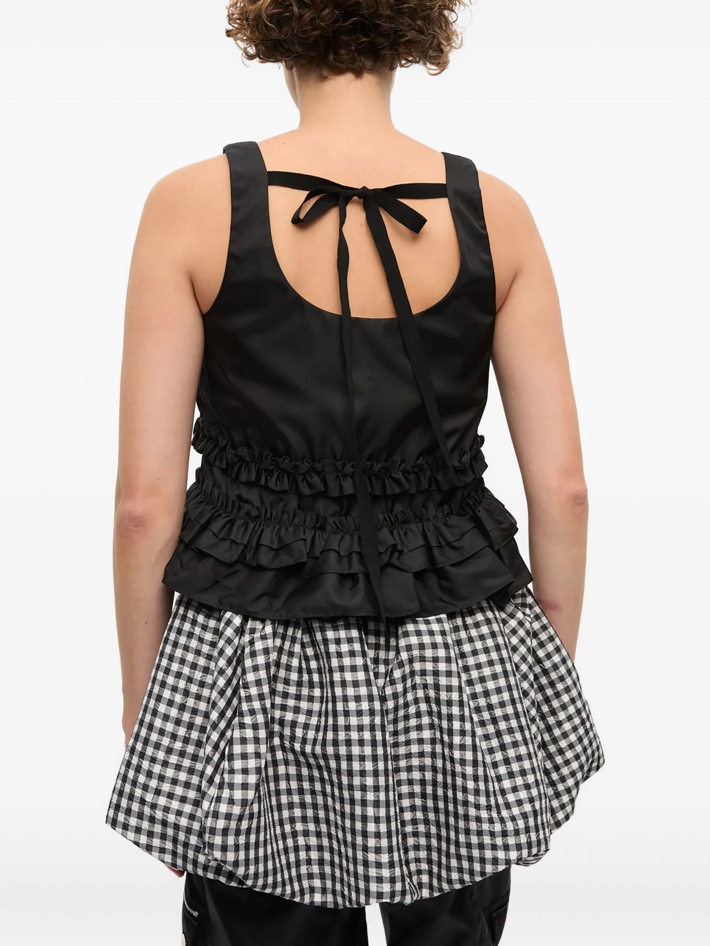 ruffled top