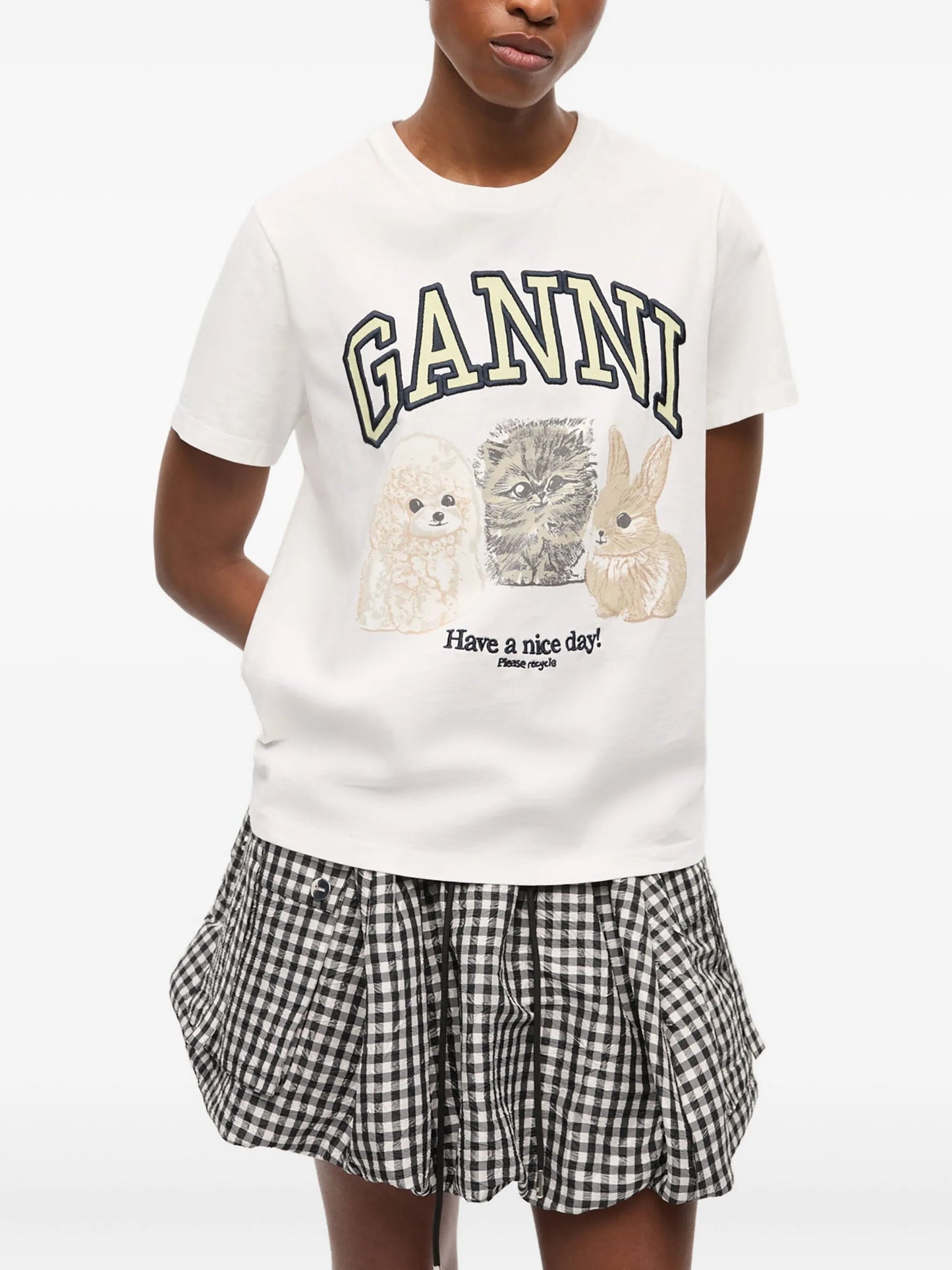 logo-print T-shirt