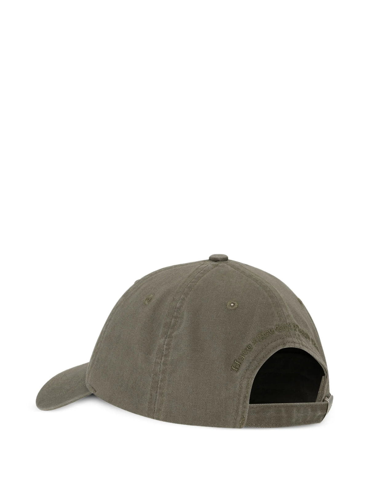 logo-embroidered cap
