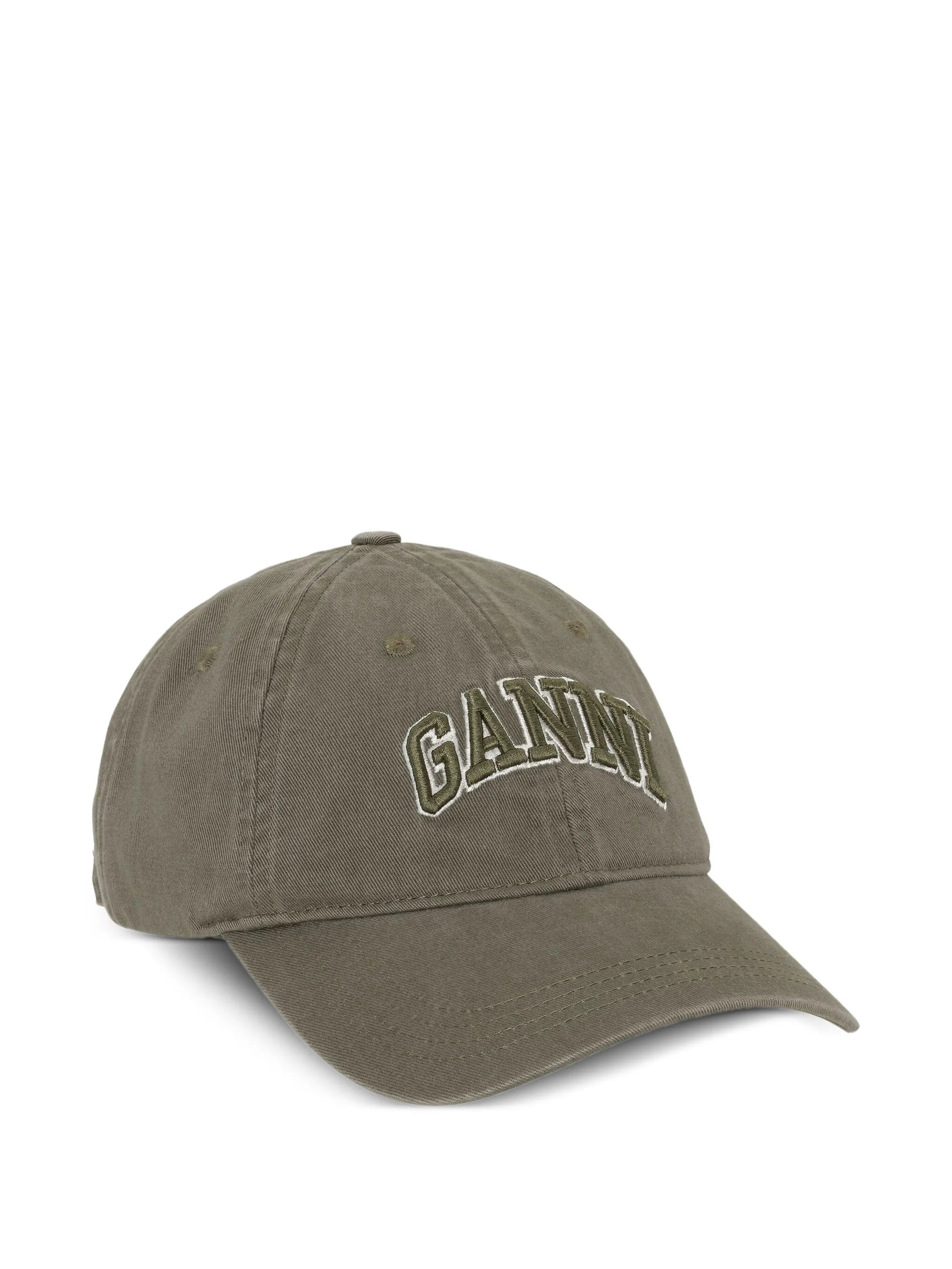 logo-embroidered cap