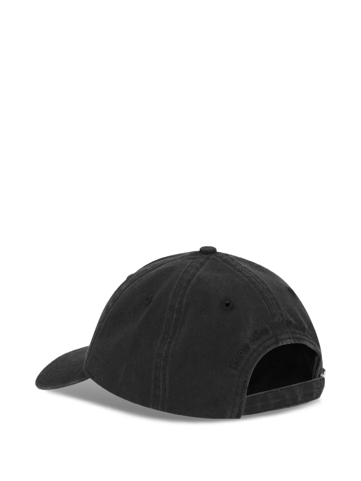 black canvas cap