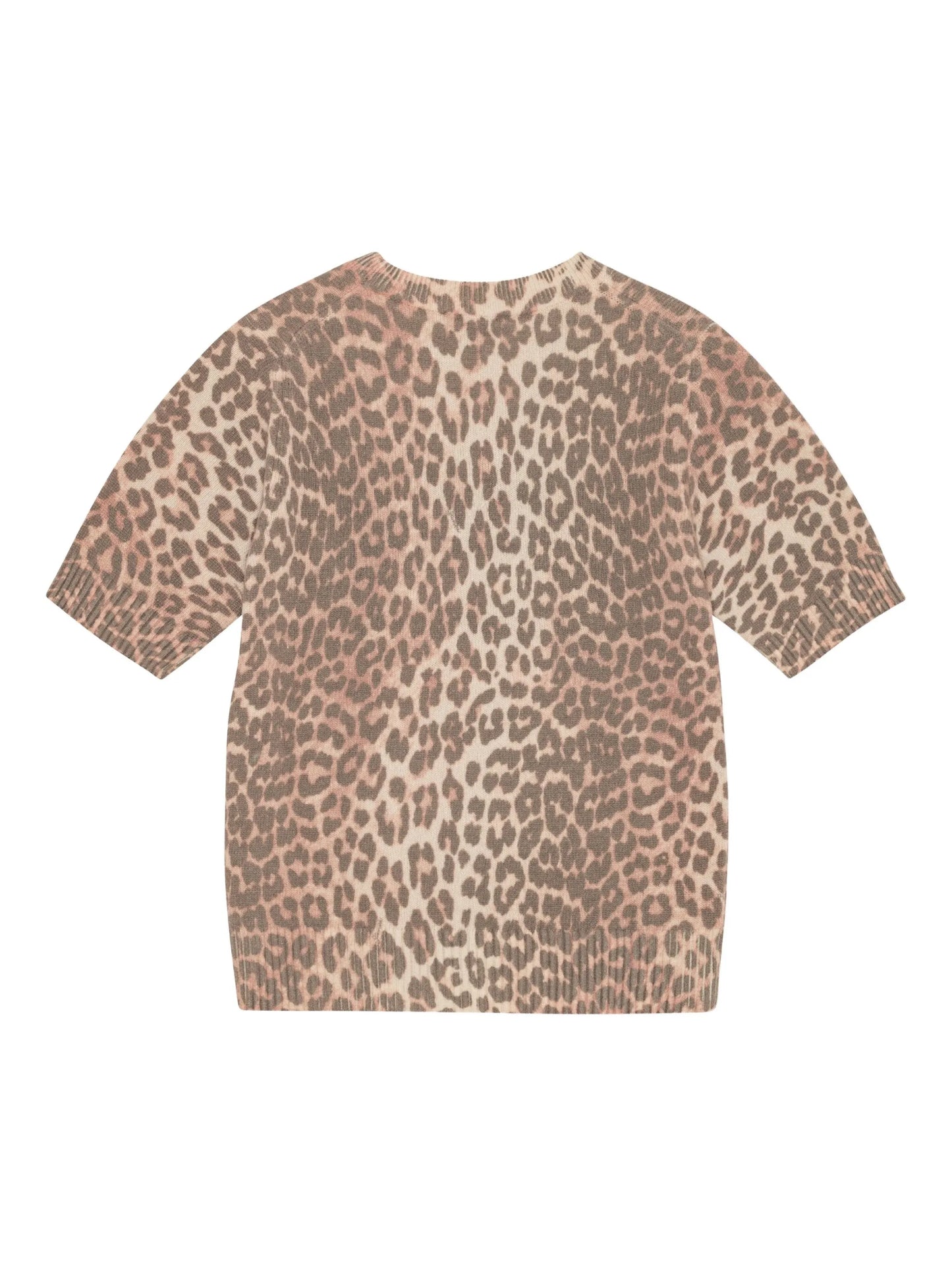 intarsia-knit logo T-shirt