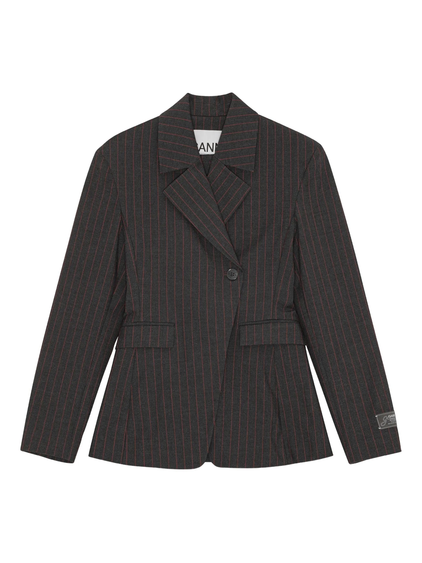 off-centre blazer
