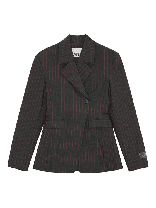 off-centre blazer
