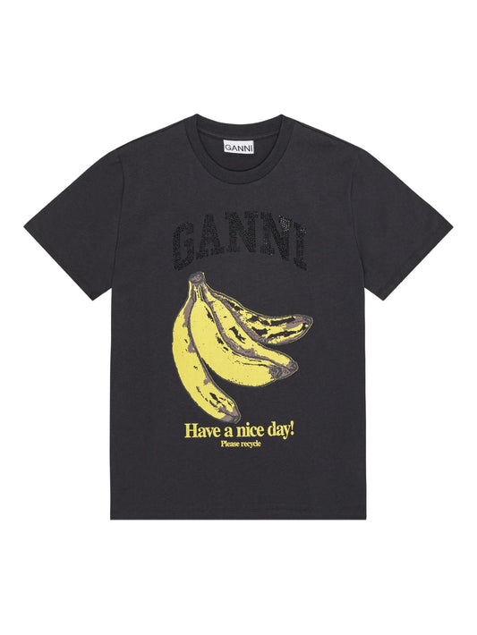 Banana-print T-shirt