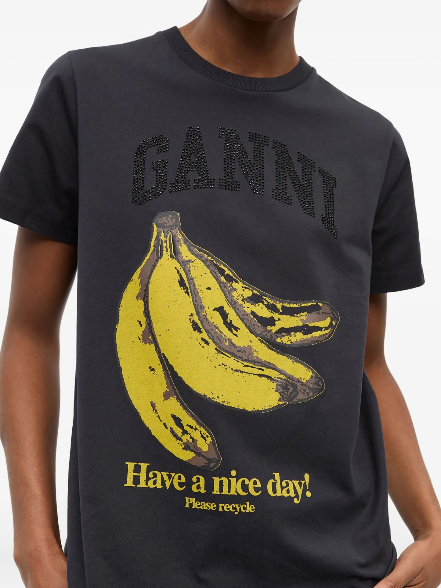 Banana-print T-shirt