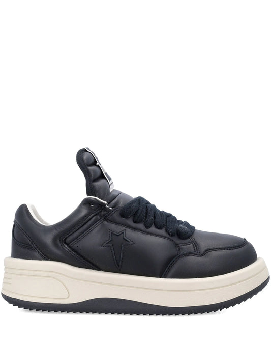 leather sneakers