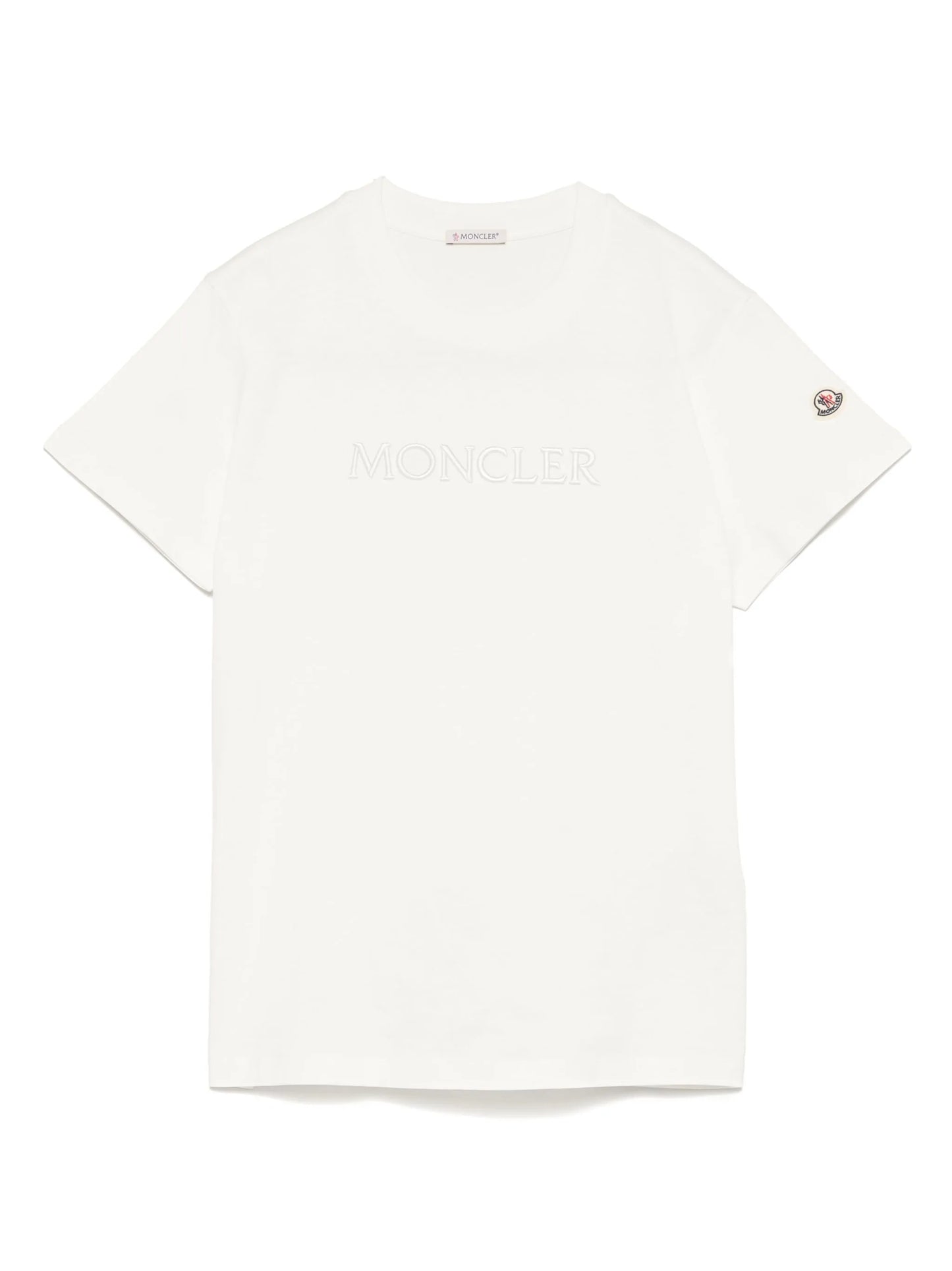 logo-embroidered T-shirt