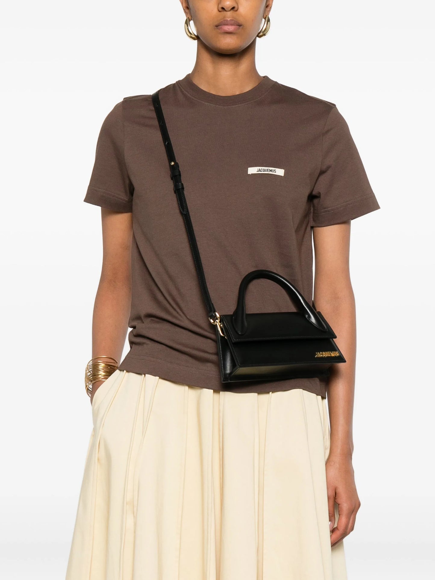 Le Chiquito Long leather tote bag