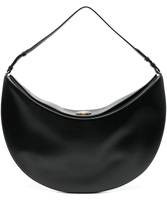 crescent leather bag