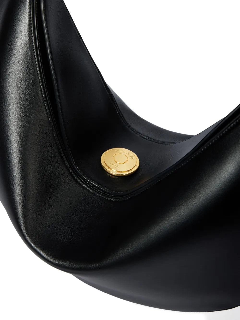 crescent leather bag