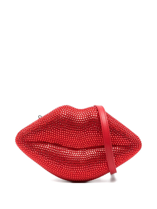 crystal-embellished clutch bag