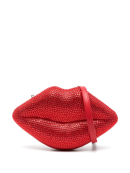 crystal-embellished clutch bag