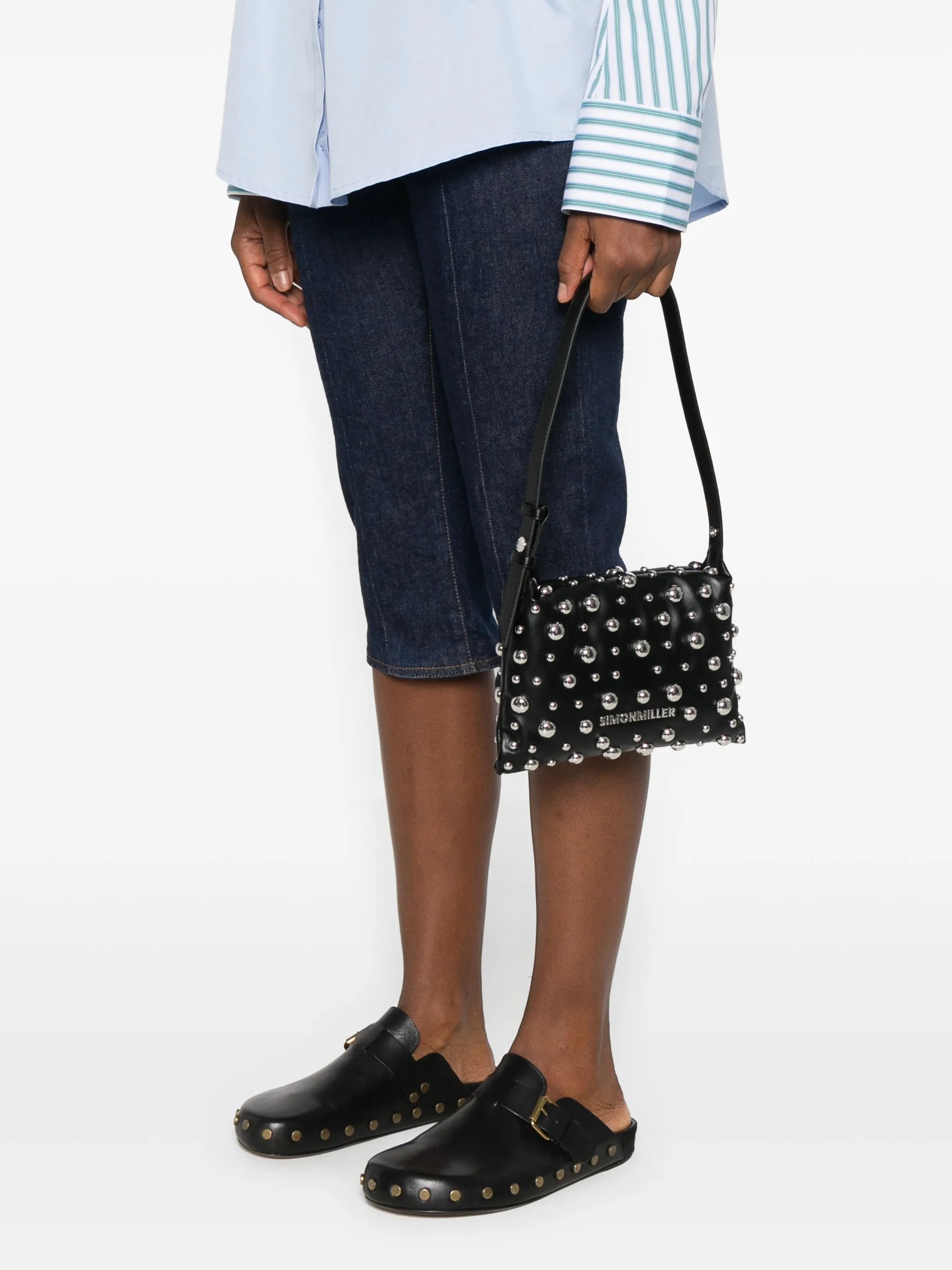 studded shoulder bag