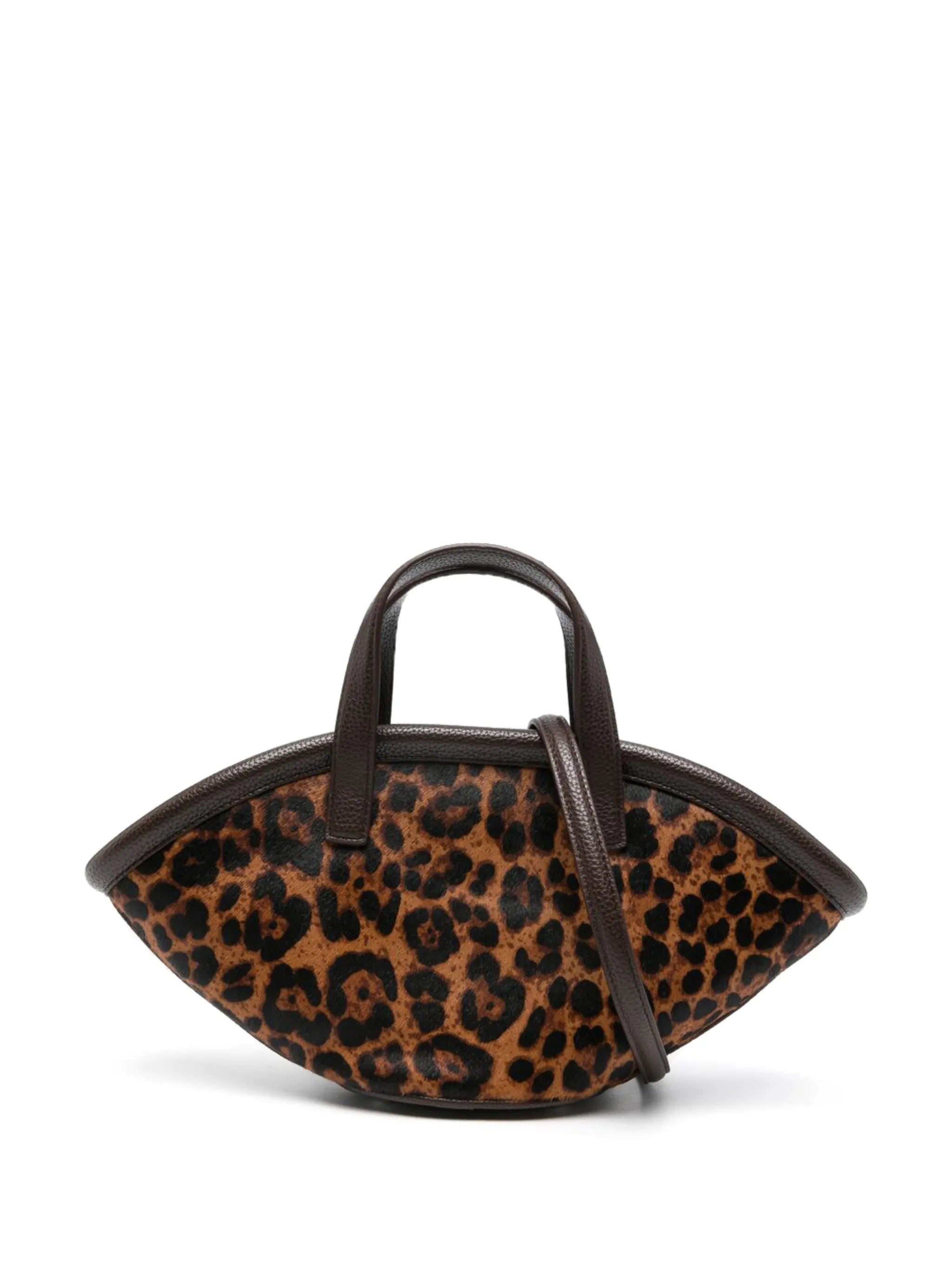 leopard-print tote bag