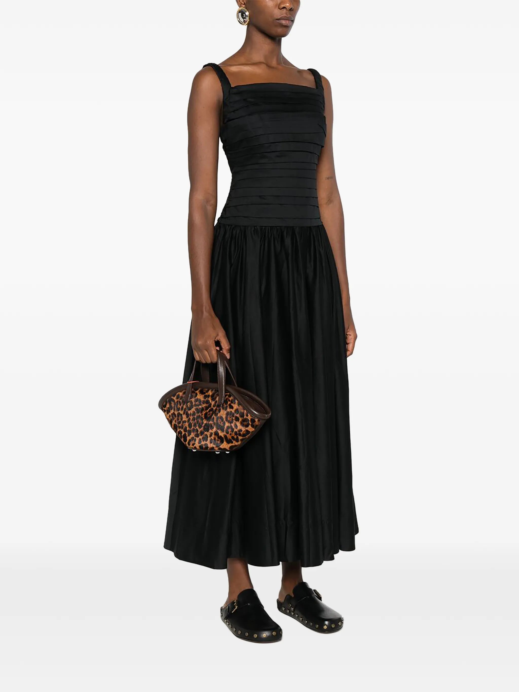 leopard-print tote bag