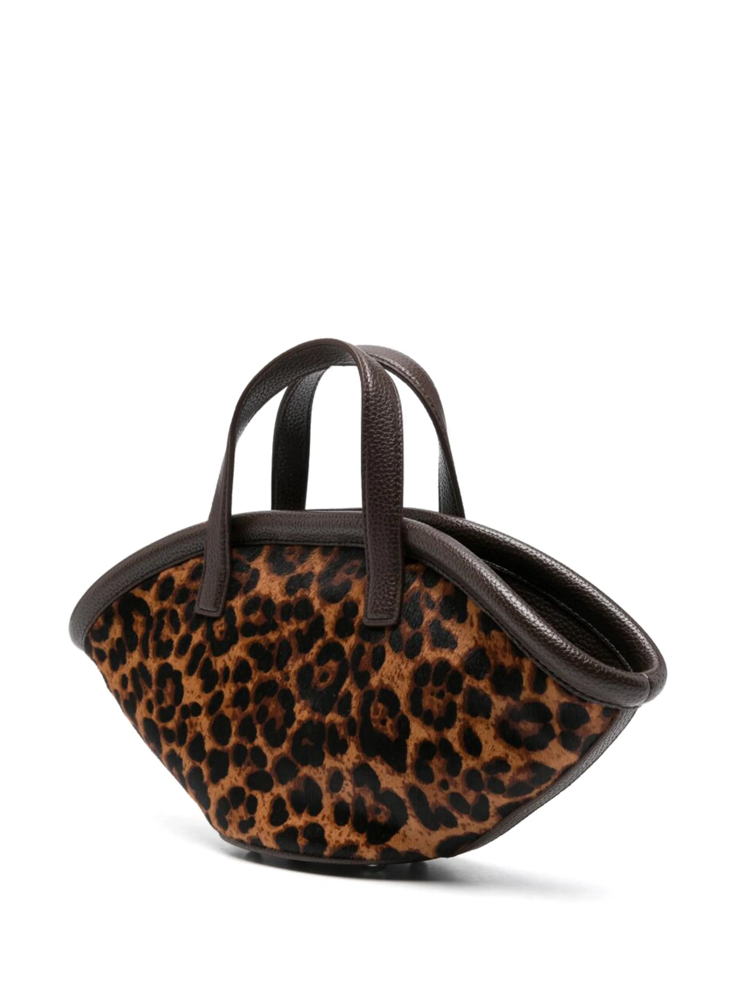 leopard-print tote bag