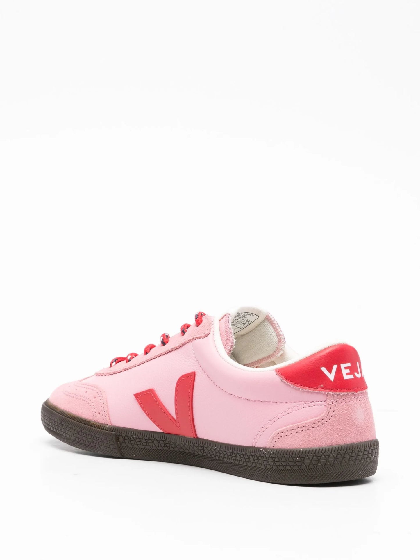 Volley Guimauve Pekin Eagle V-logo suede-panel sneakers