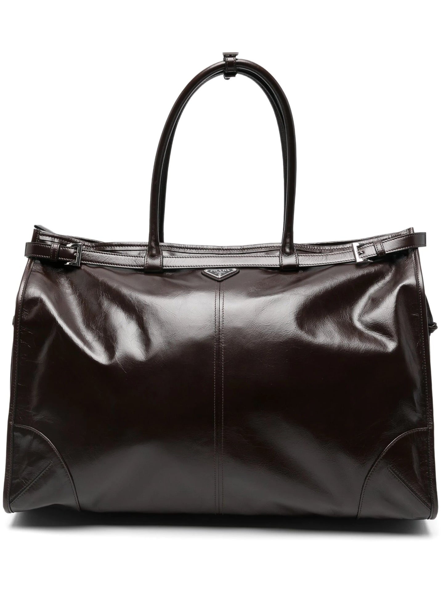 Lux leather tote bag