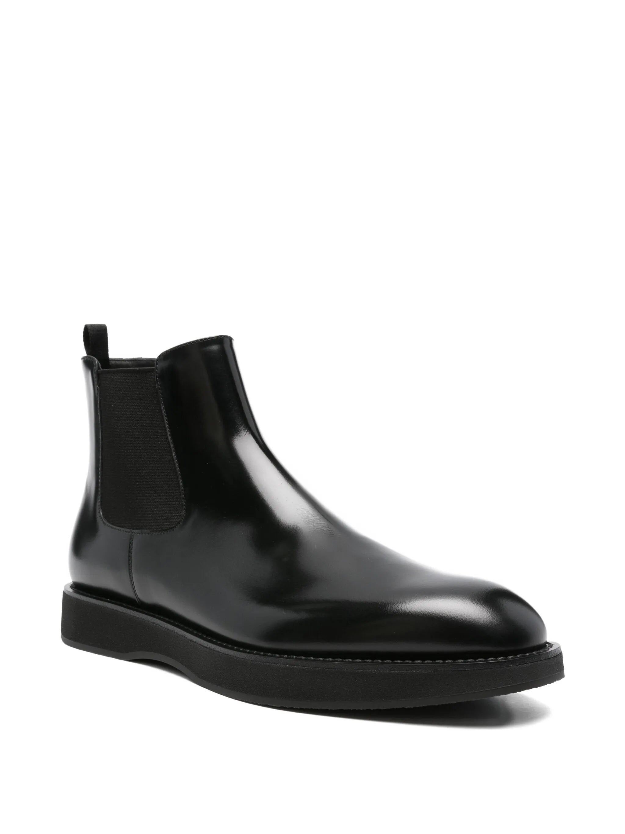 leather Chelsea boots