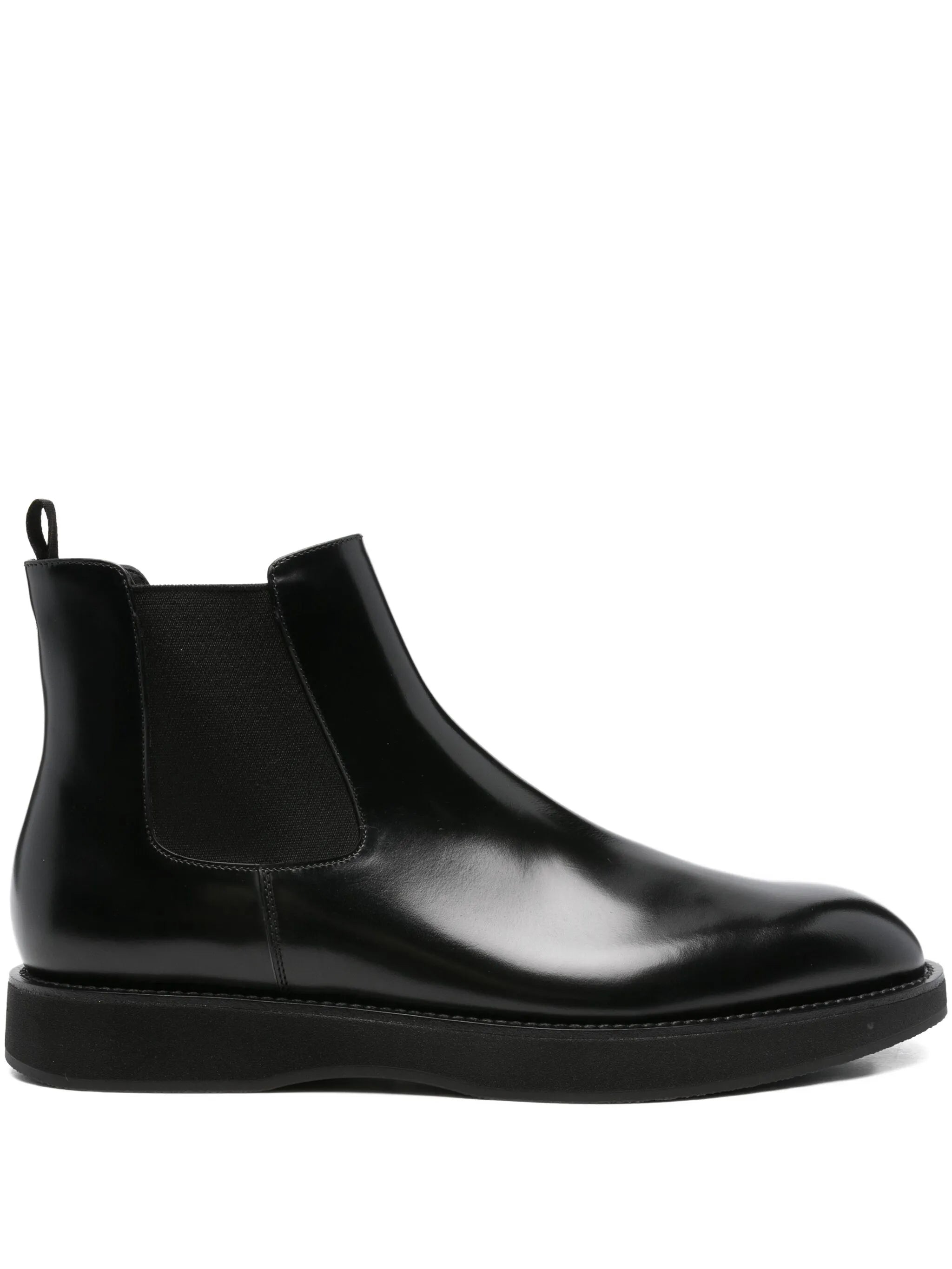 leather Chelsea boots