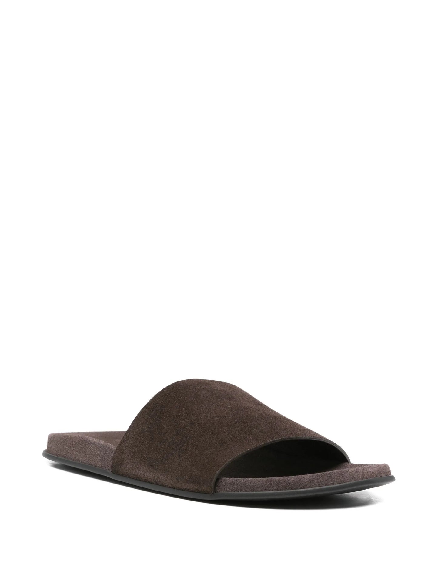 Hugh leather slides