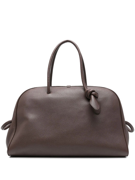 pebbled bowling tote bag