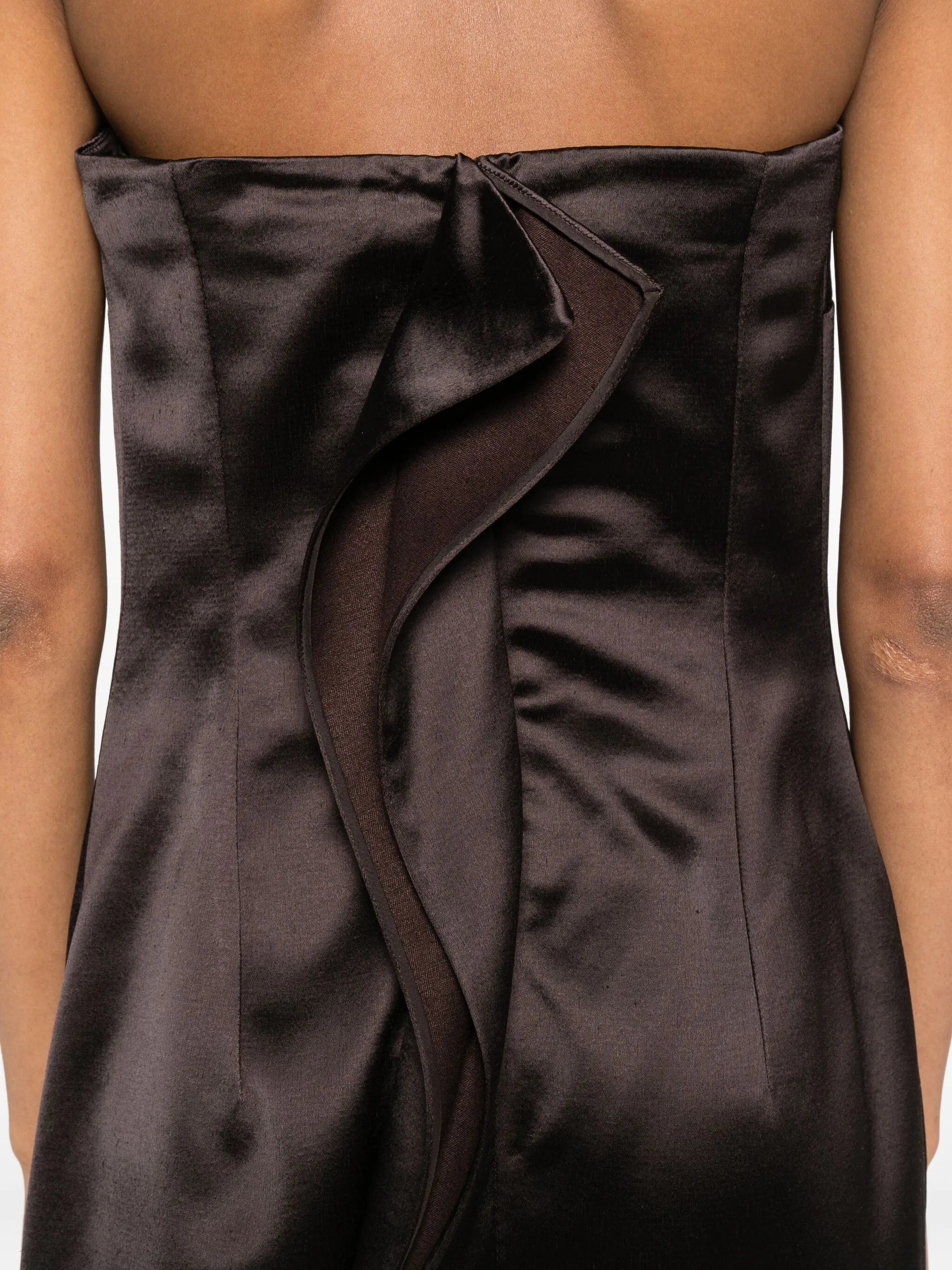 strapless maxi dress