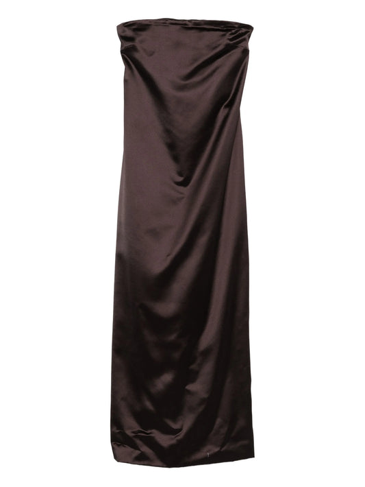 strapless maxi dress