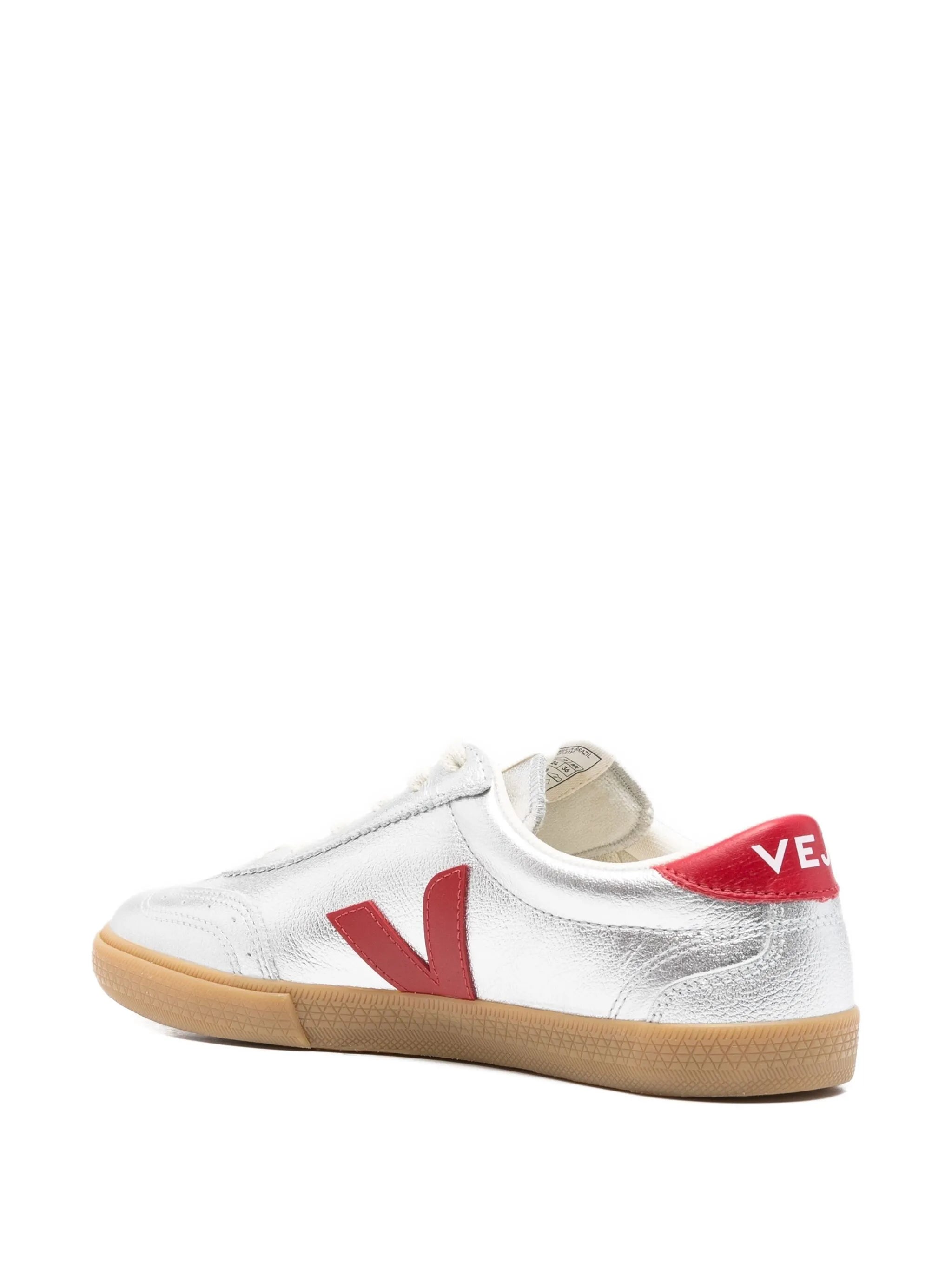 Volley leather silver pepper sneakers