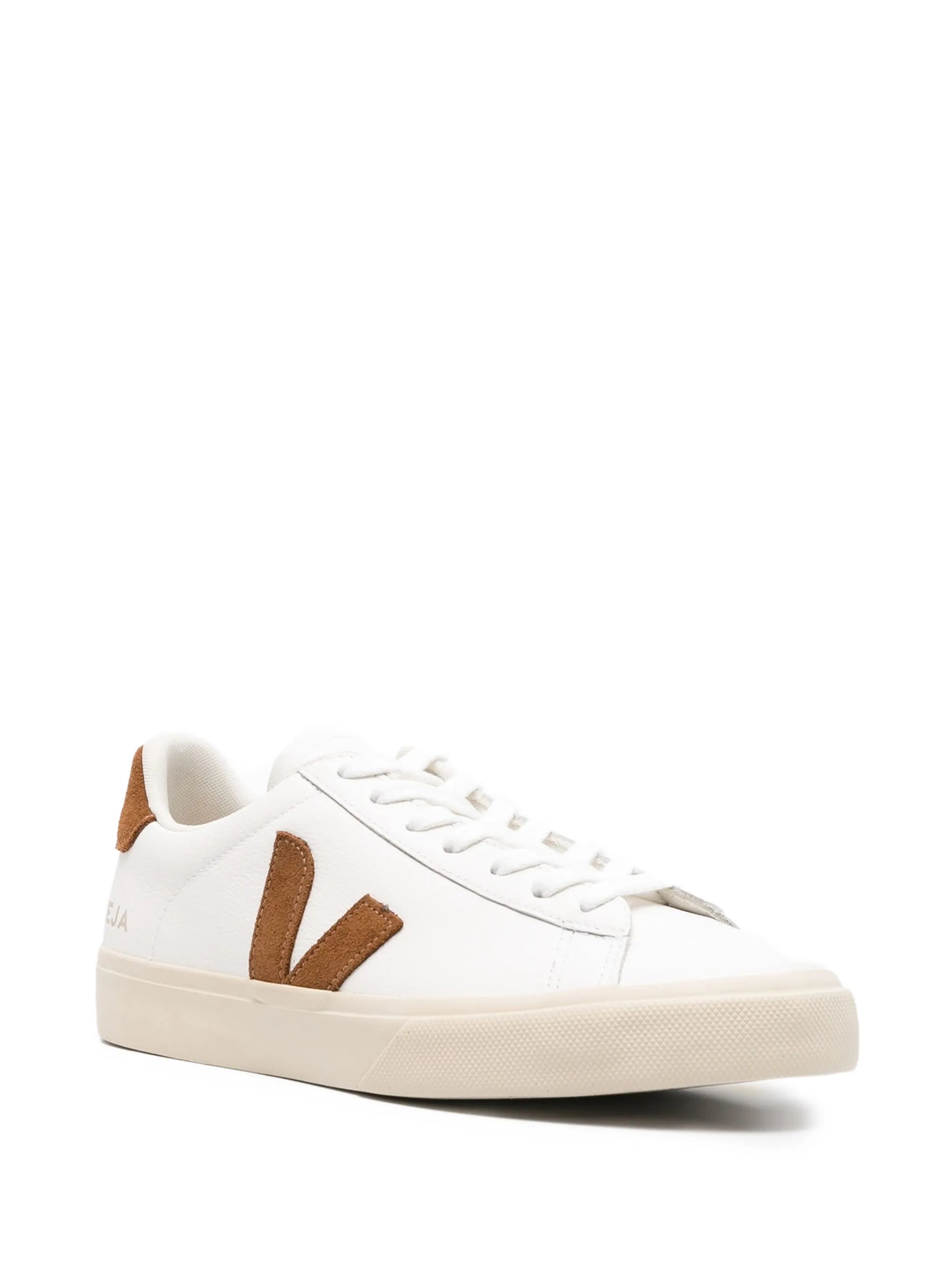 Campo leather white cognac sneakers