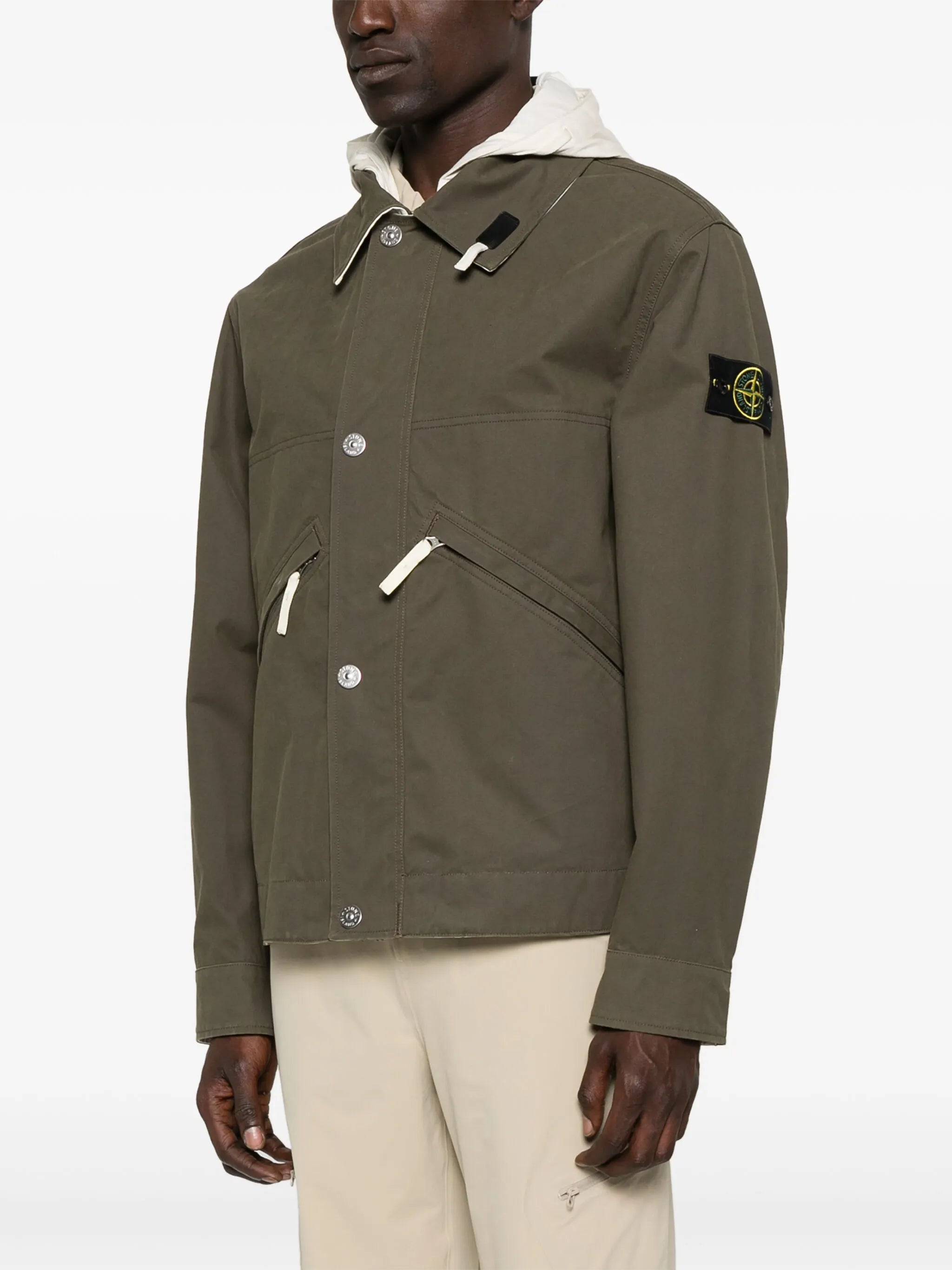 Compass-badge jacket
