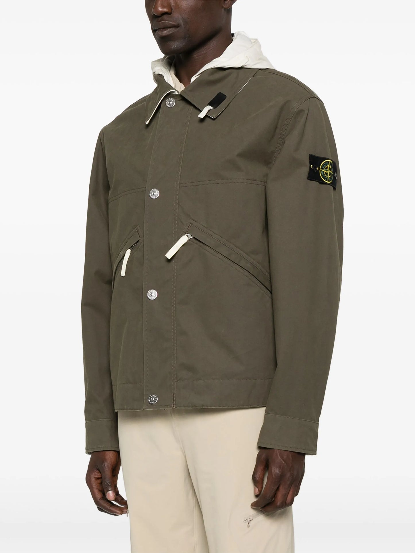 Compass-badge jacket
