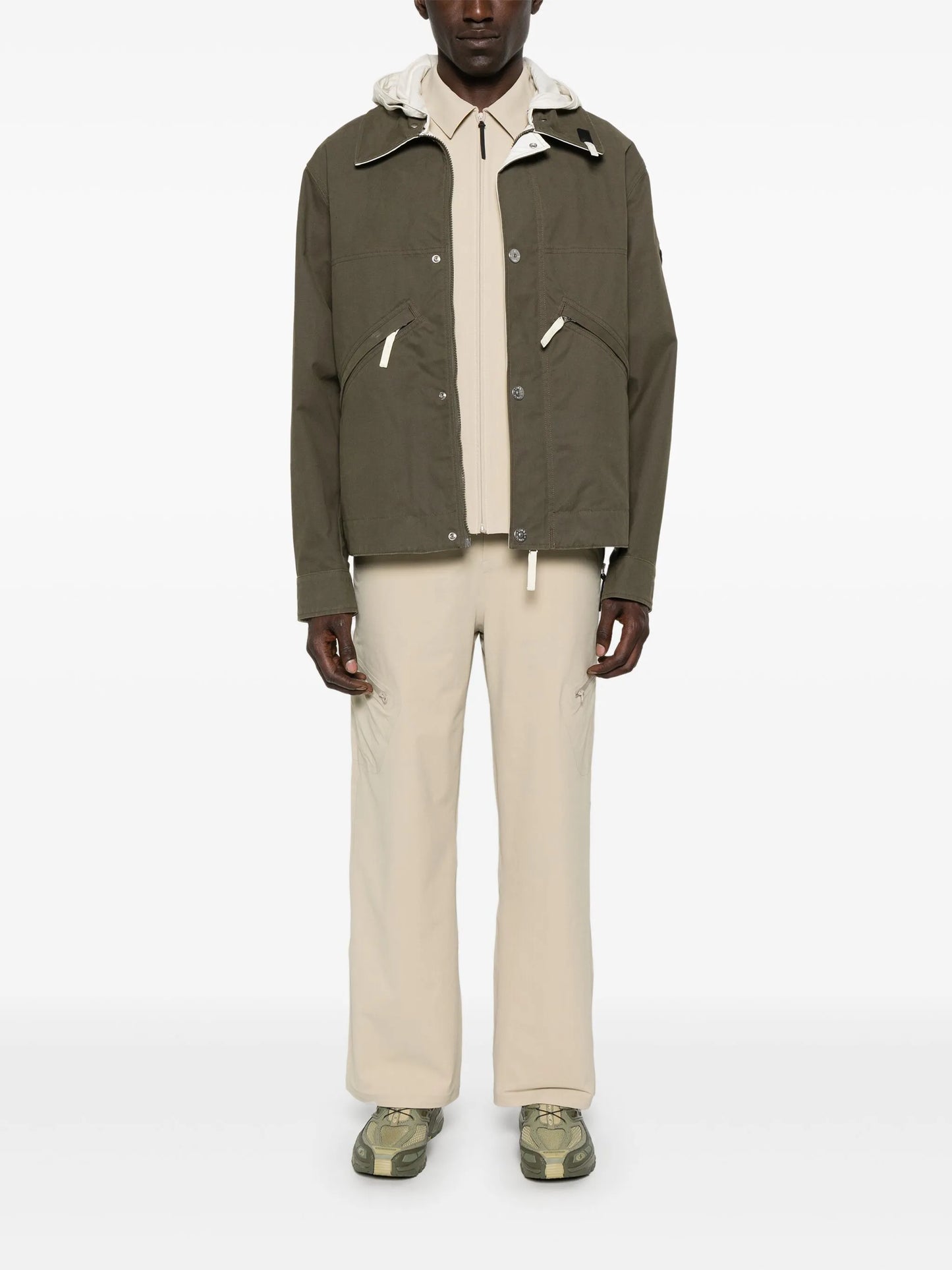 Compass-badge jacket