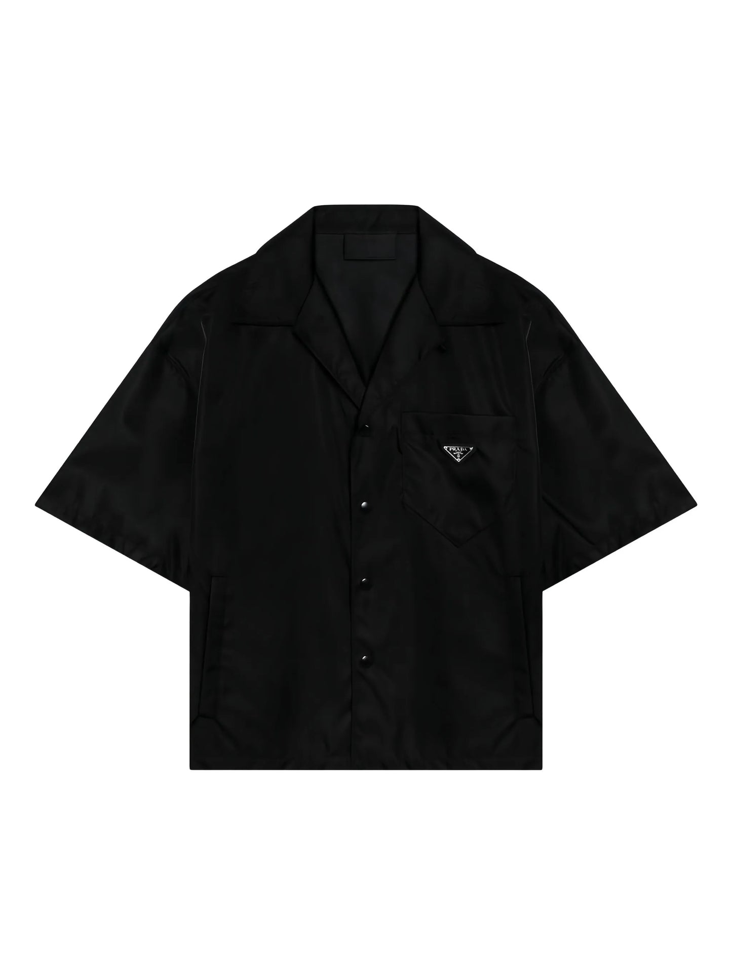 triangle-logo bowling shirt