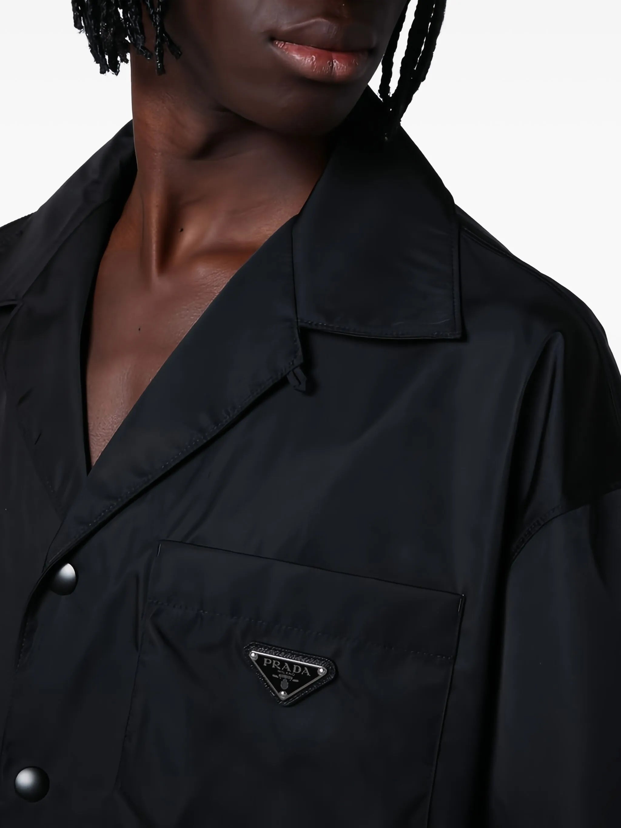 Re-nylon short-sleeved shirt