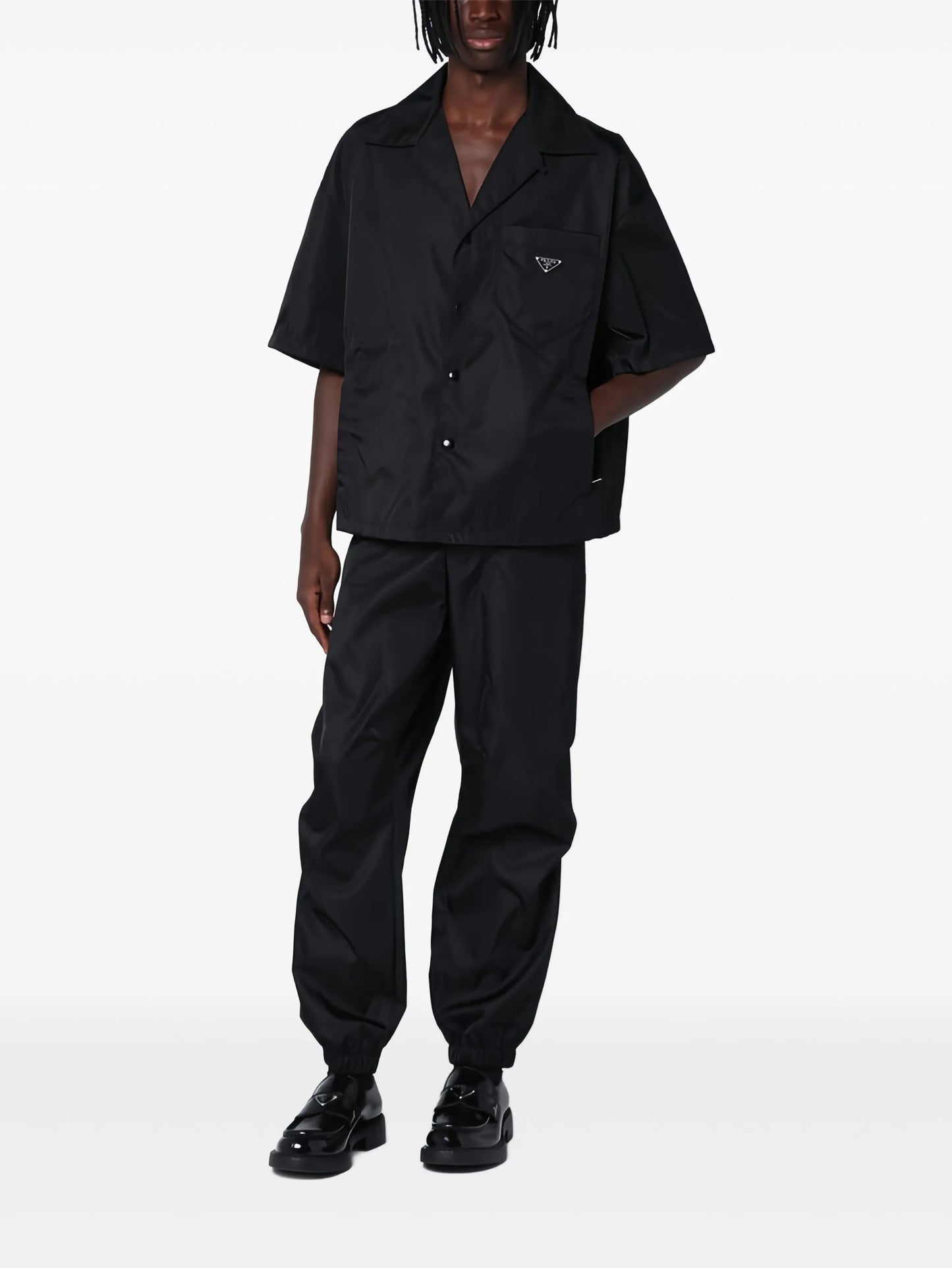 Re-nylon short-sleeved shirt