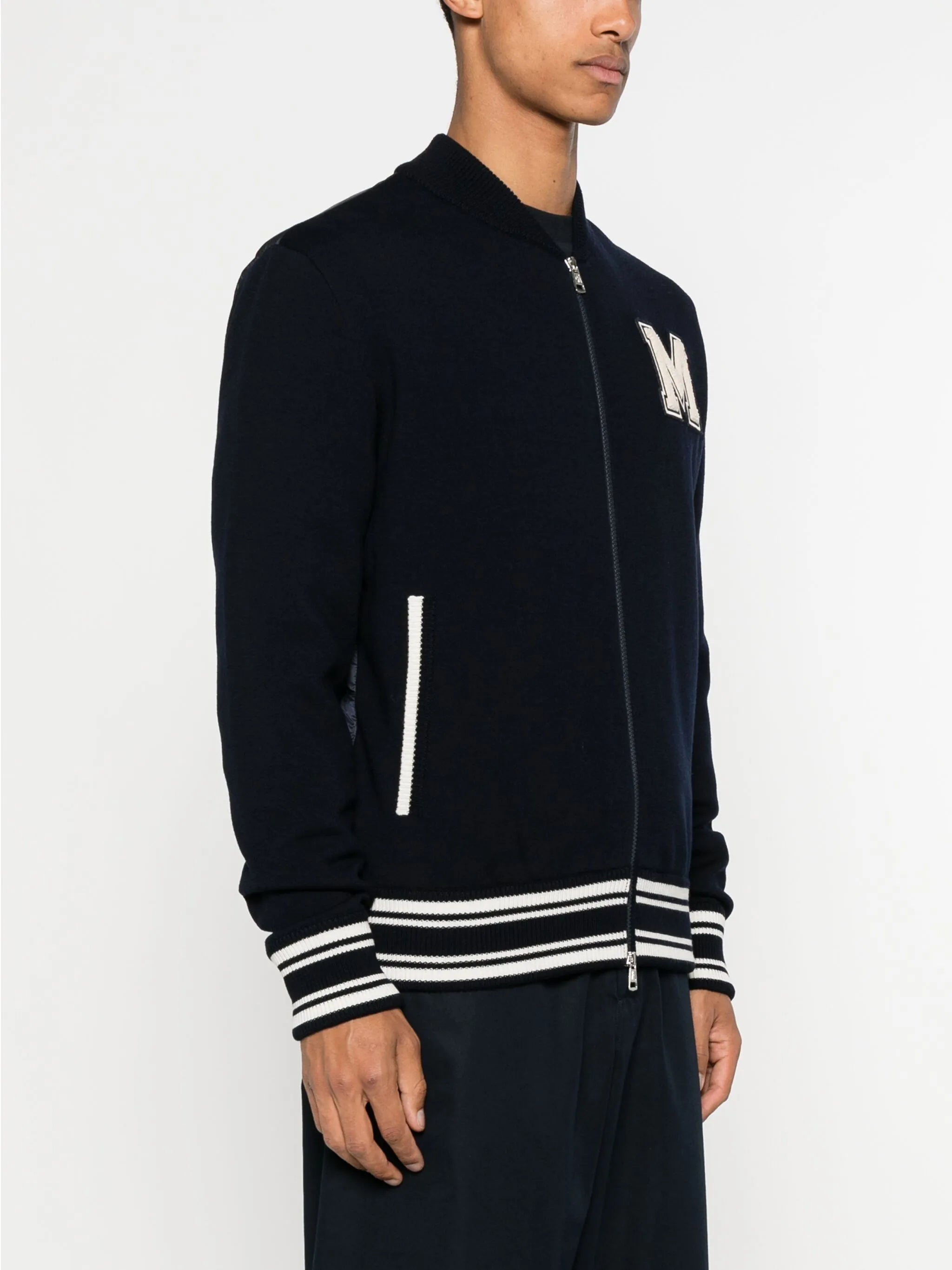 contrast-panel jacket