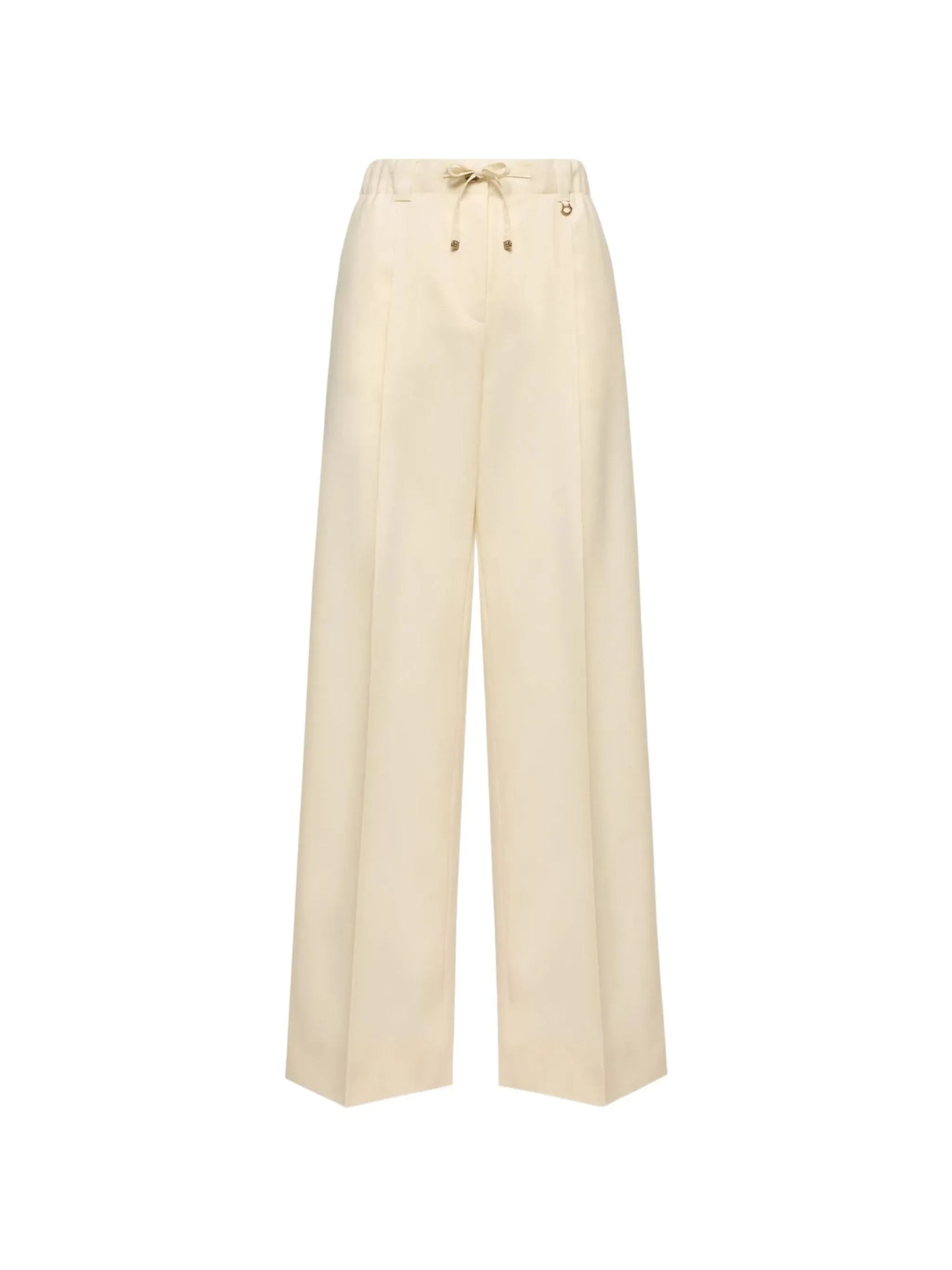 wool gabardine tailored trousers