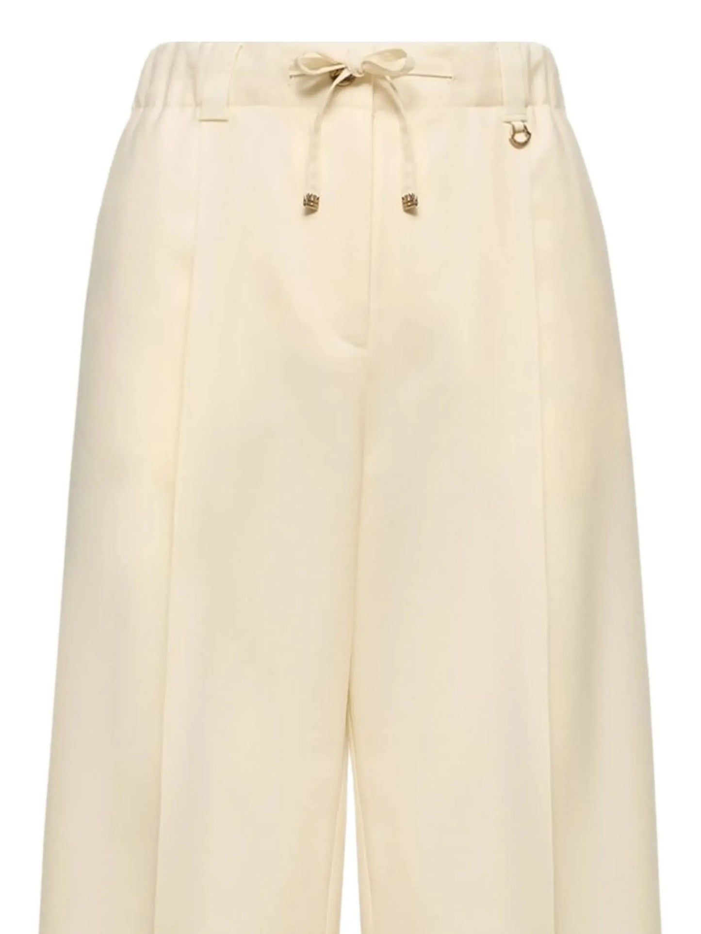 wool gabardine tailored trousers