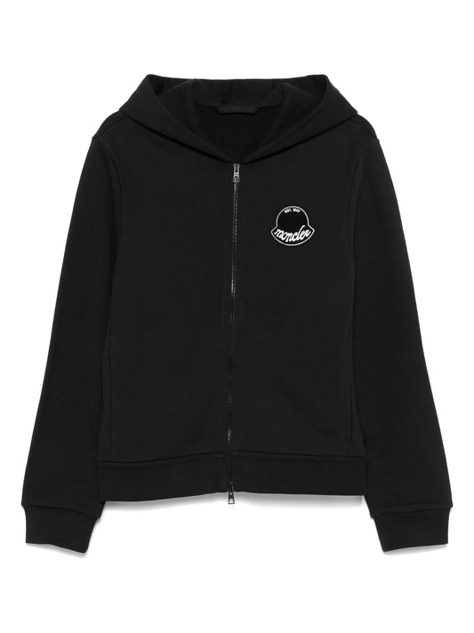 zip-up cardigan