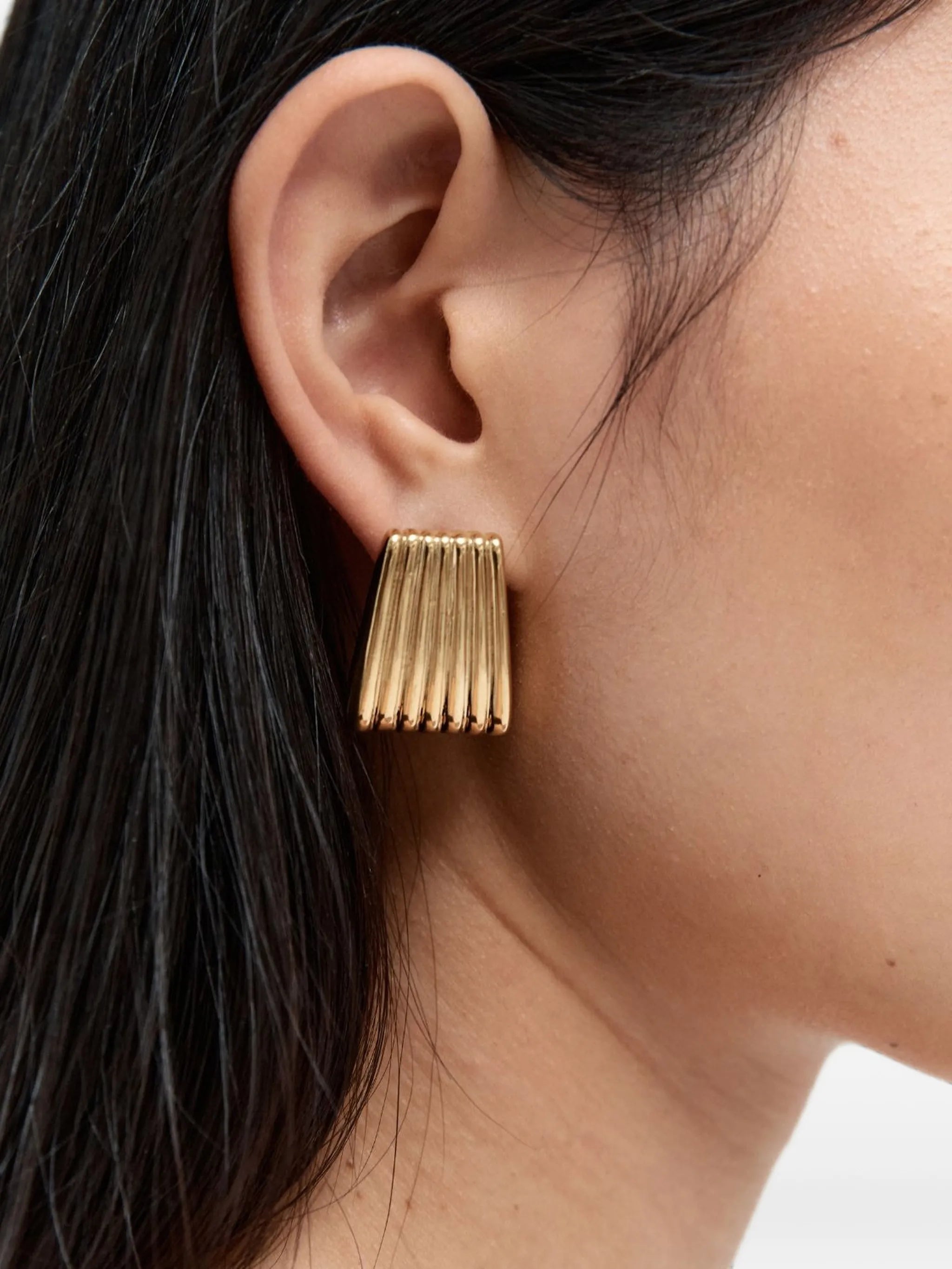 ribbed earrings