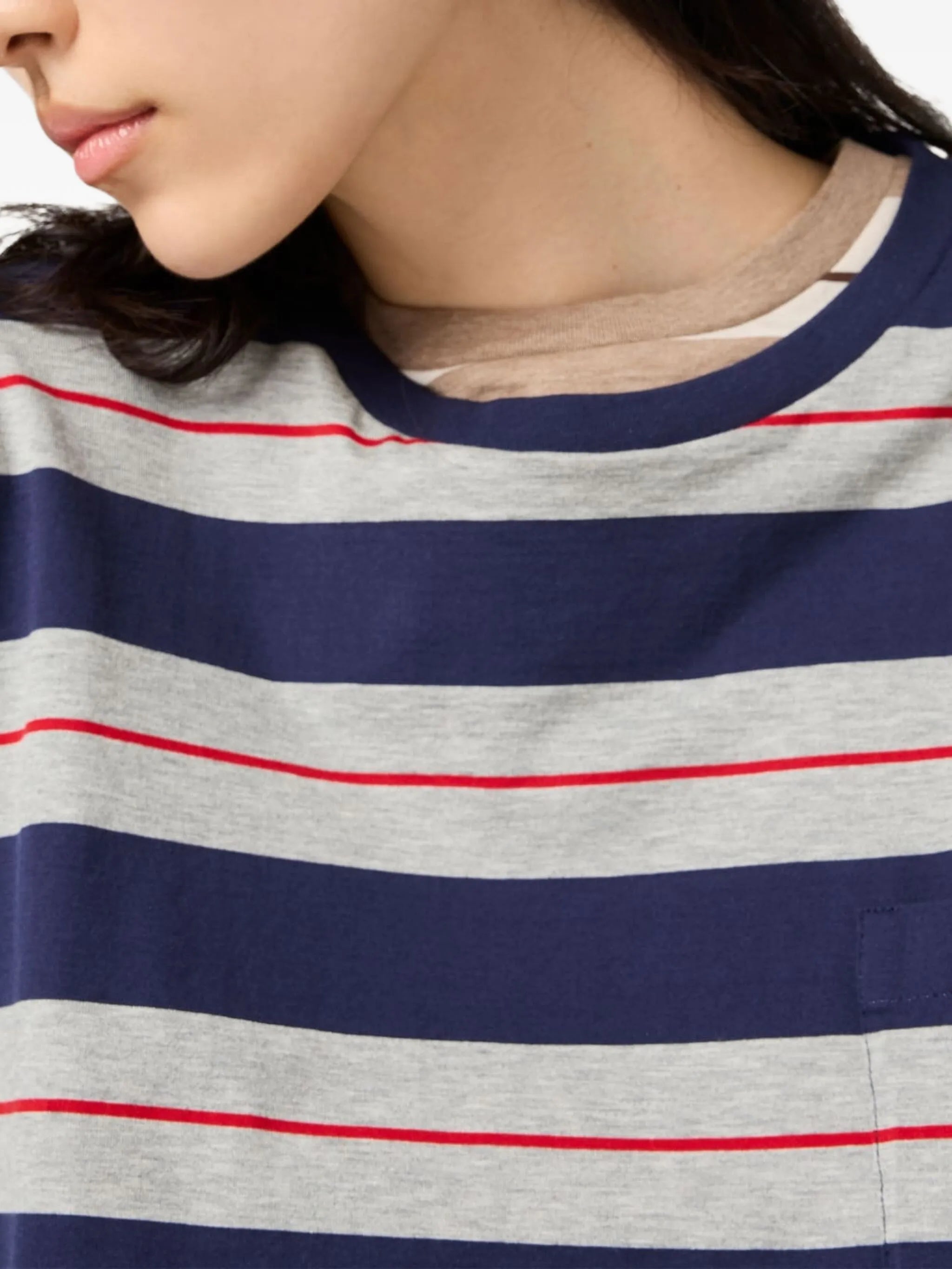 long-sleeves cotton T-shirt