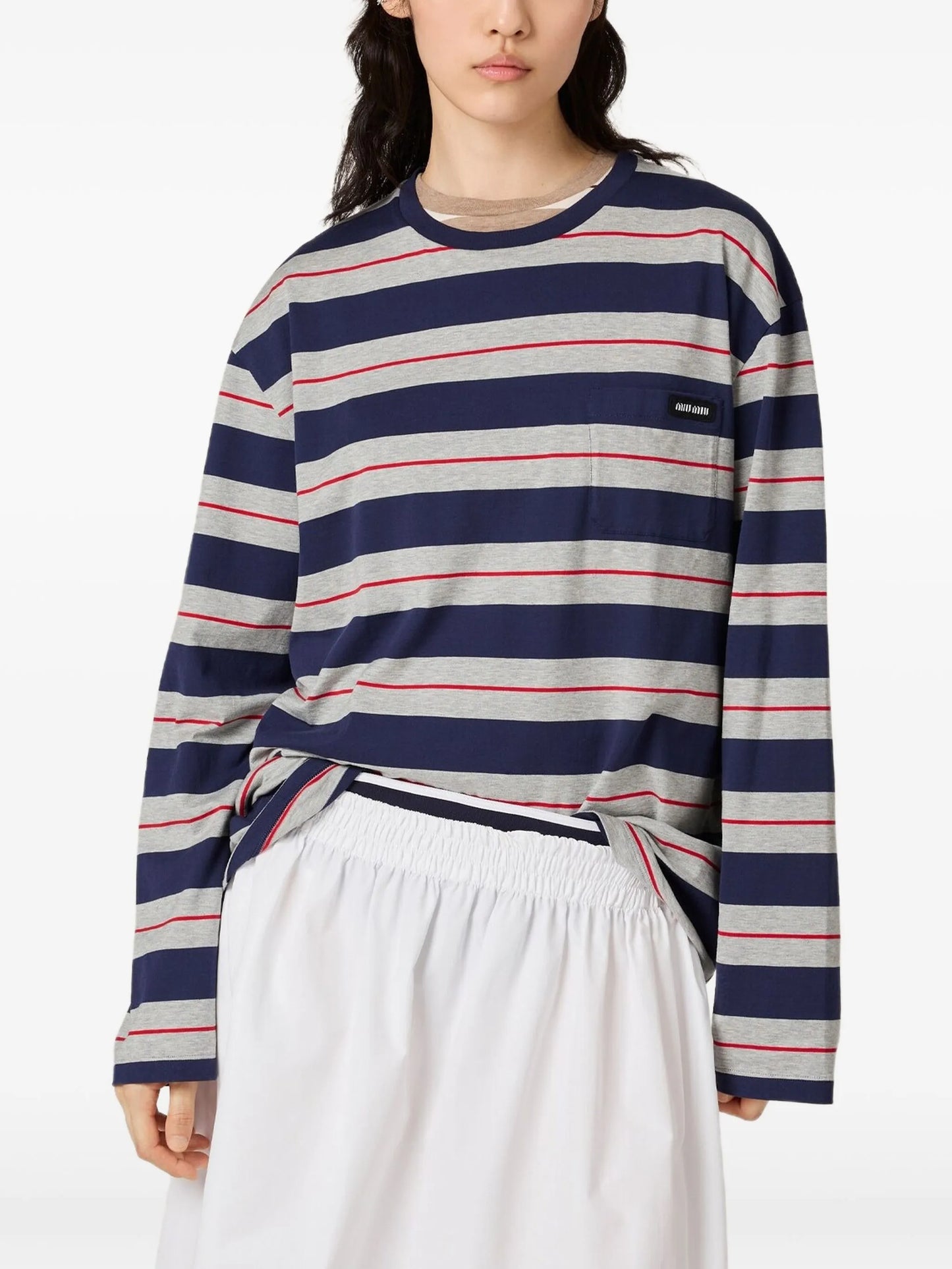 long-sleeves cotton T-shirt