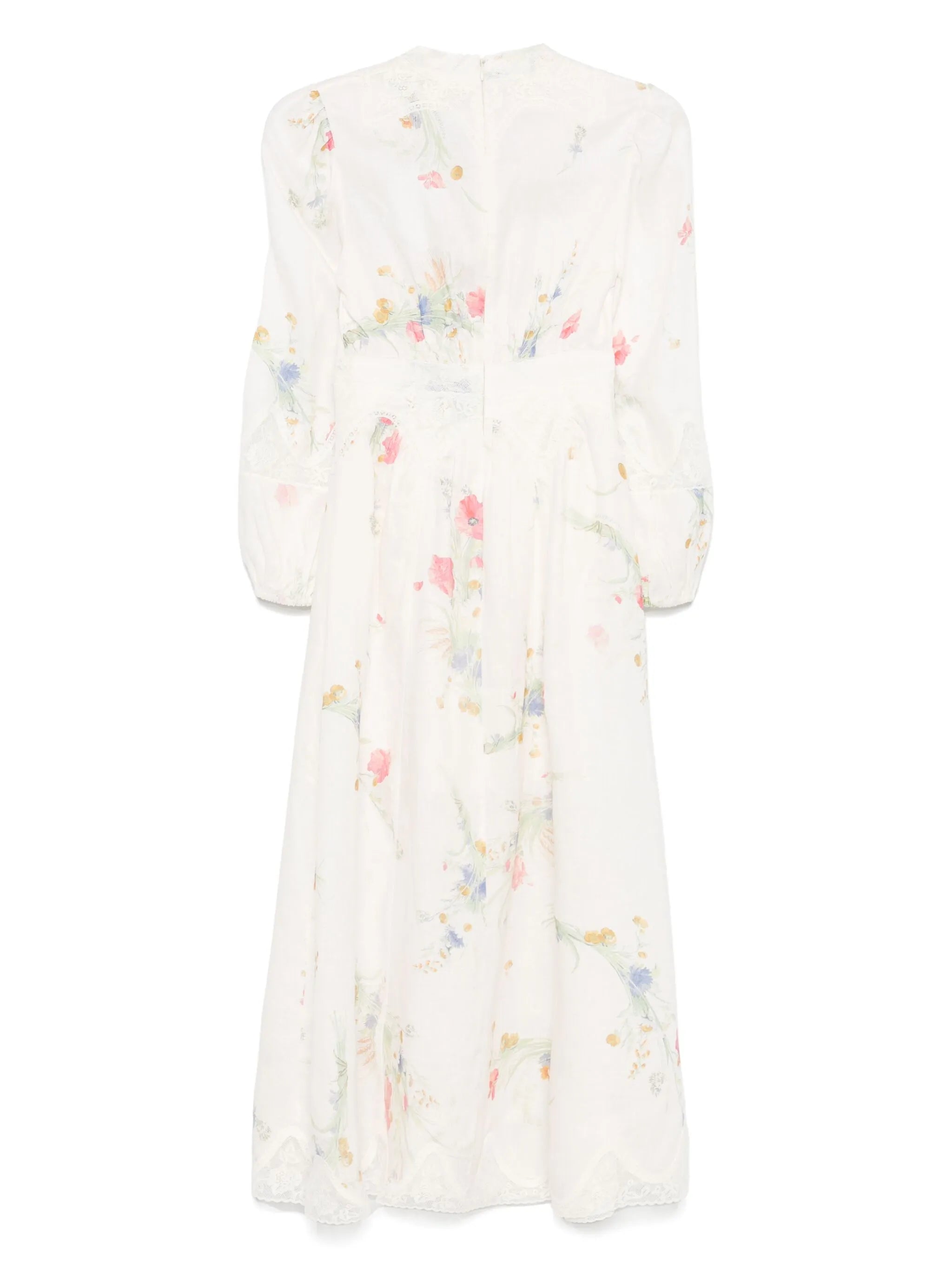 Lucky floral lace maxi dress