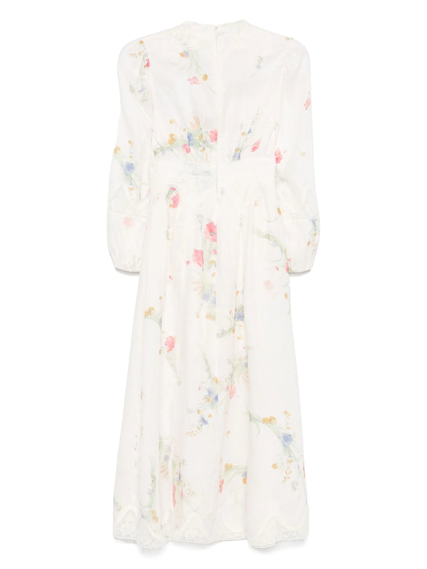 Lucky floral lace maxi dress