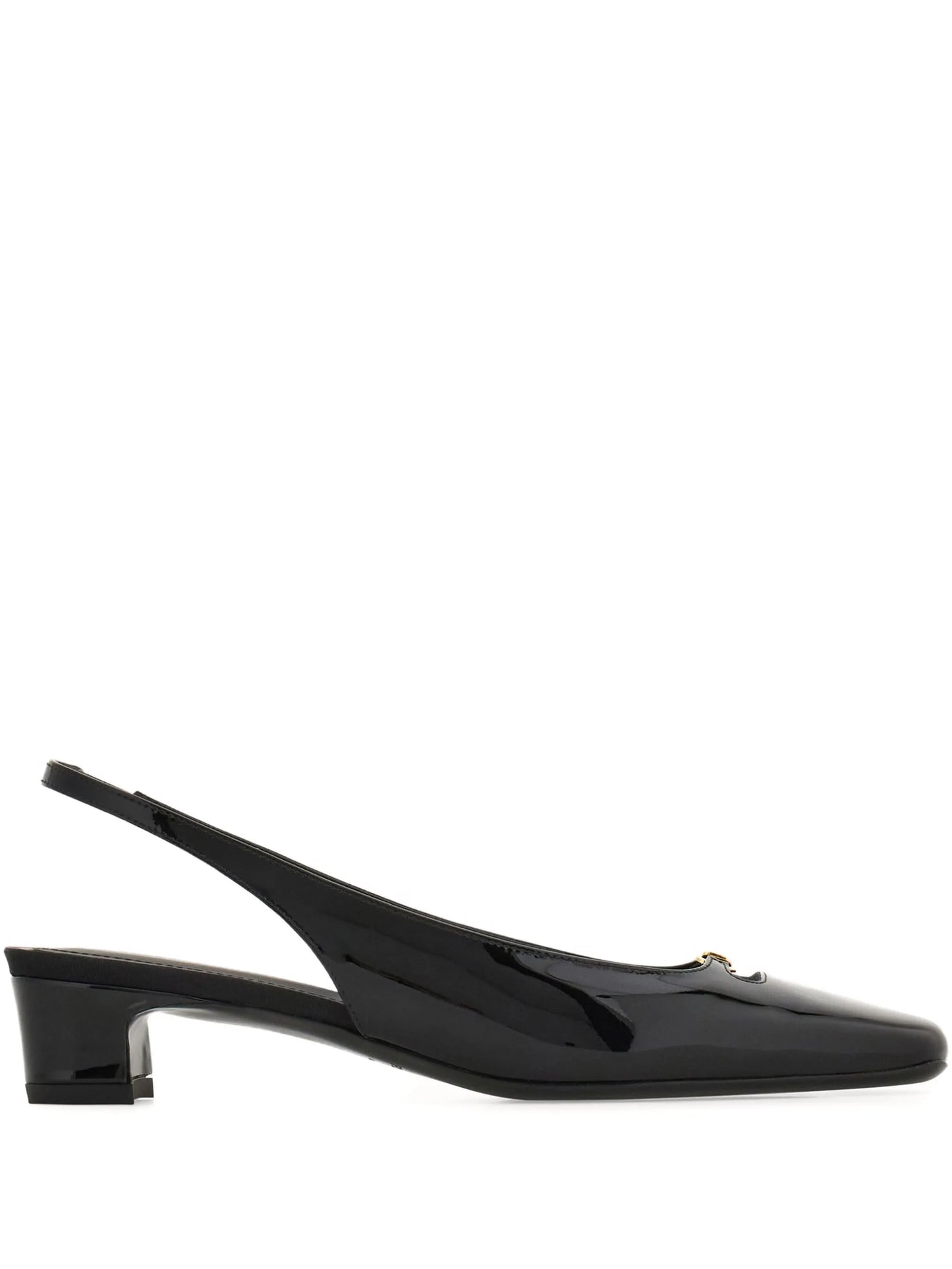30mm cut-out slingback pumps