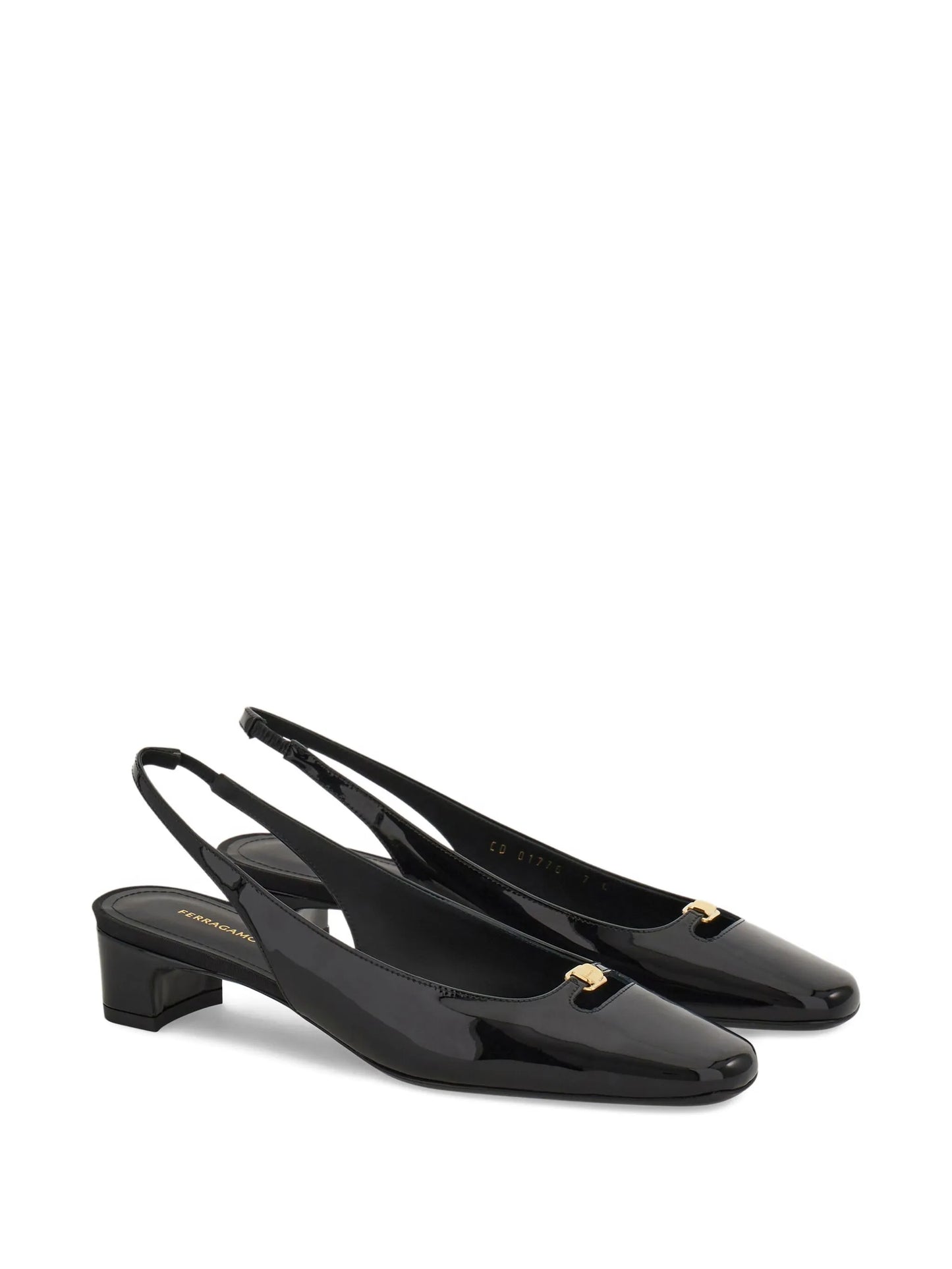 30mm cut-out slingback pumps